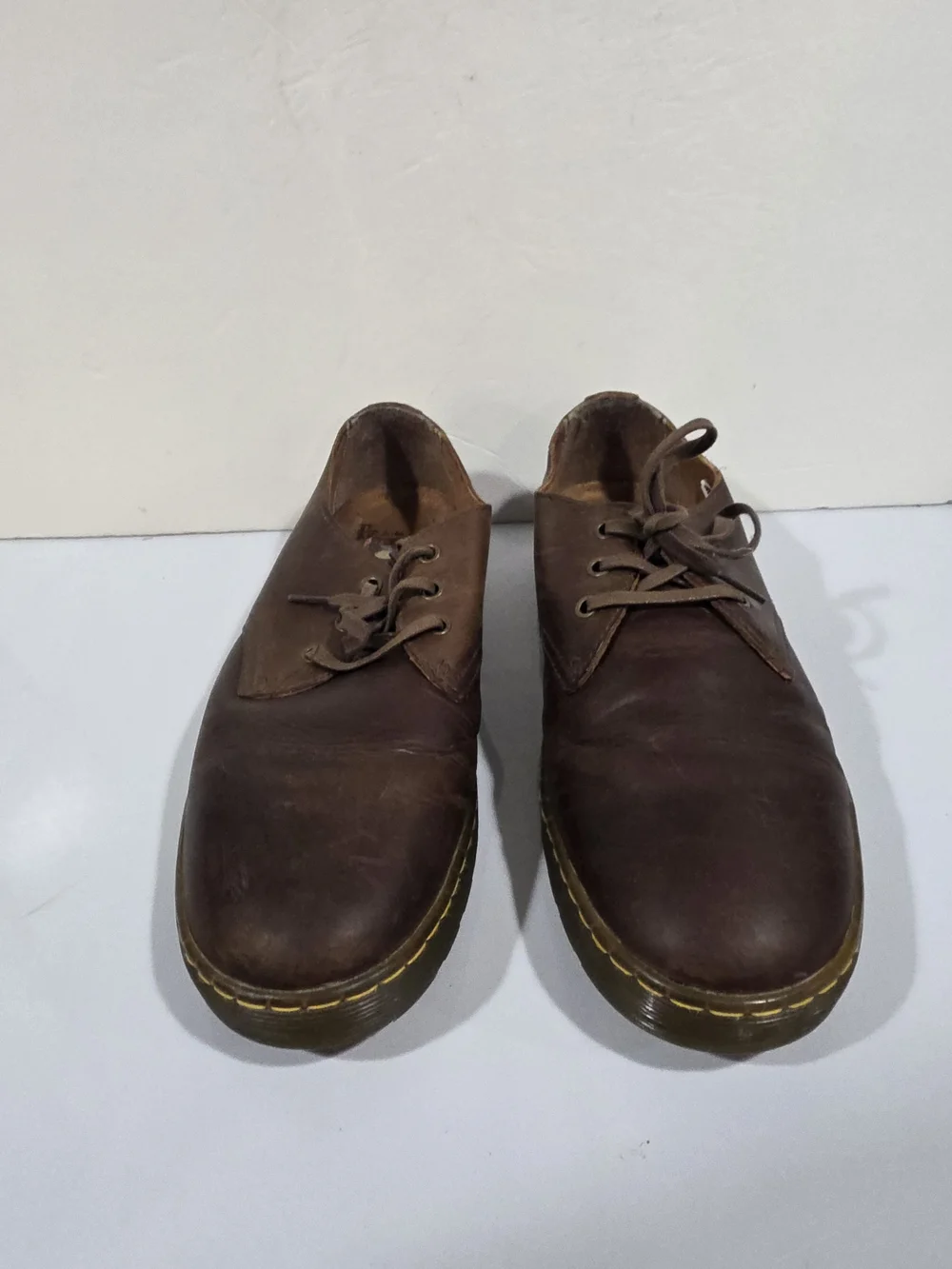 Dr.Martens CORONADO SIZE 45 Men's 11 USA 10 UK Brown Leather Lace-Up Casual Shoe